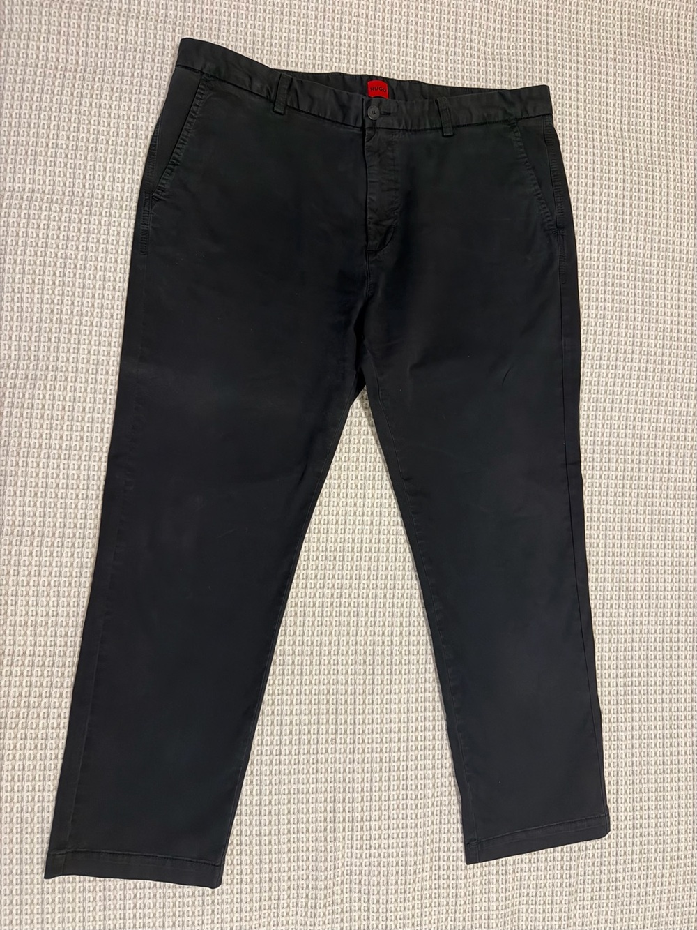 HUGO Black Slim Straight Chinos